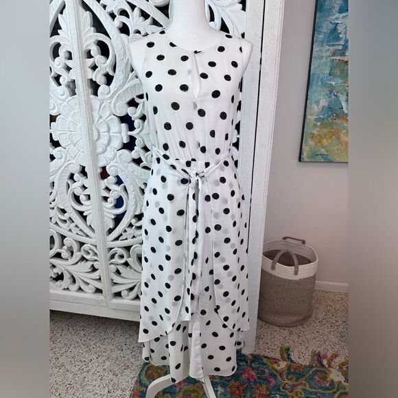 Rachel Roy Collection POLKA DOT TWIST MAXI Size XS - Picture 4 of 13